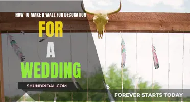 Crafting Wedding Backdrops: DIY Wall Decorations for Your Big Day