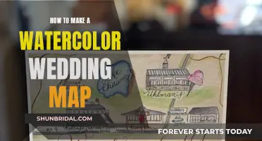 Designing a Watercolor Wedding Map: A Step-by-Step Guide