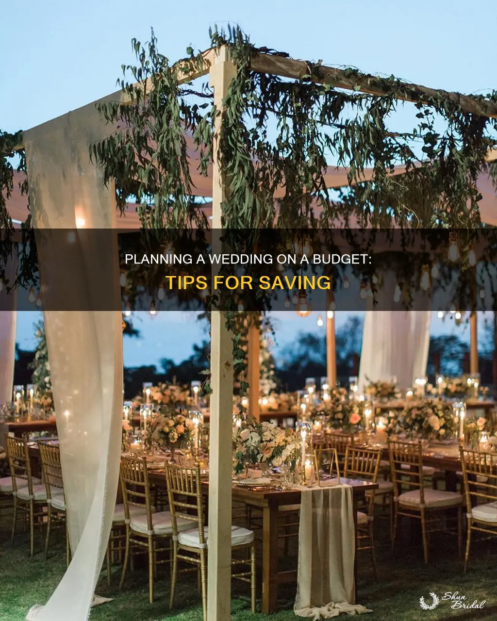 how to make a wedding affordable