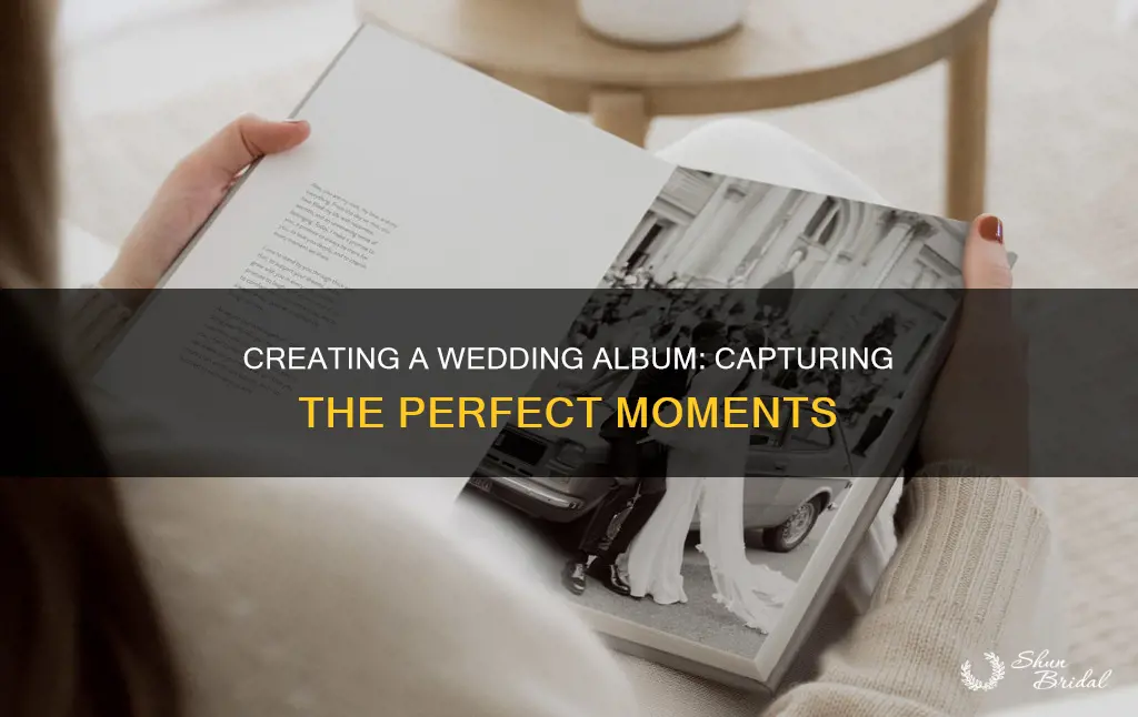 how to make a wedding album book