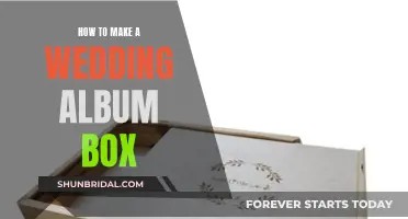 Creating a Treasured Wedding Album Box