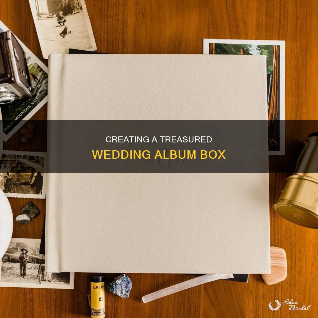 how to make a wedding album box