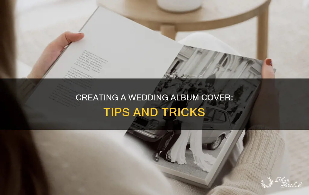 how to make a wedding album cover