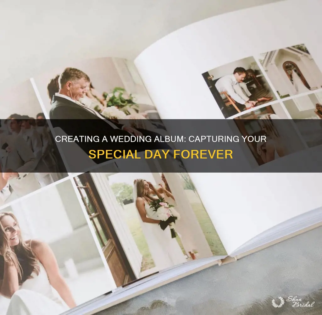 how to make a wedding album