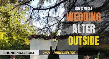 Creating a Beautiful Outdoor Wedding Altar