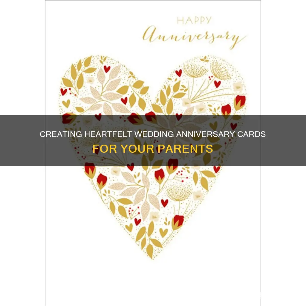 how to make a wedding anniversary card for parents