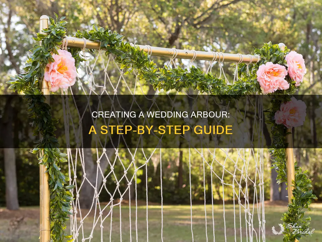 how to make a wedding arbour