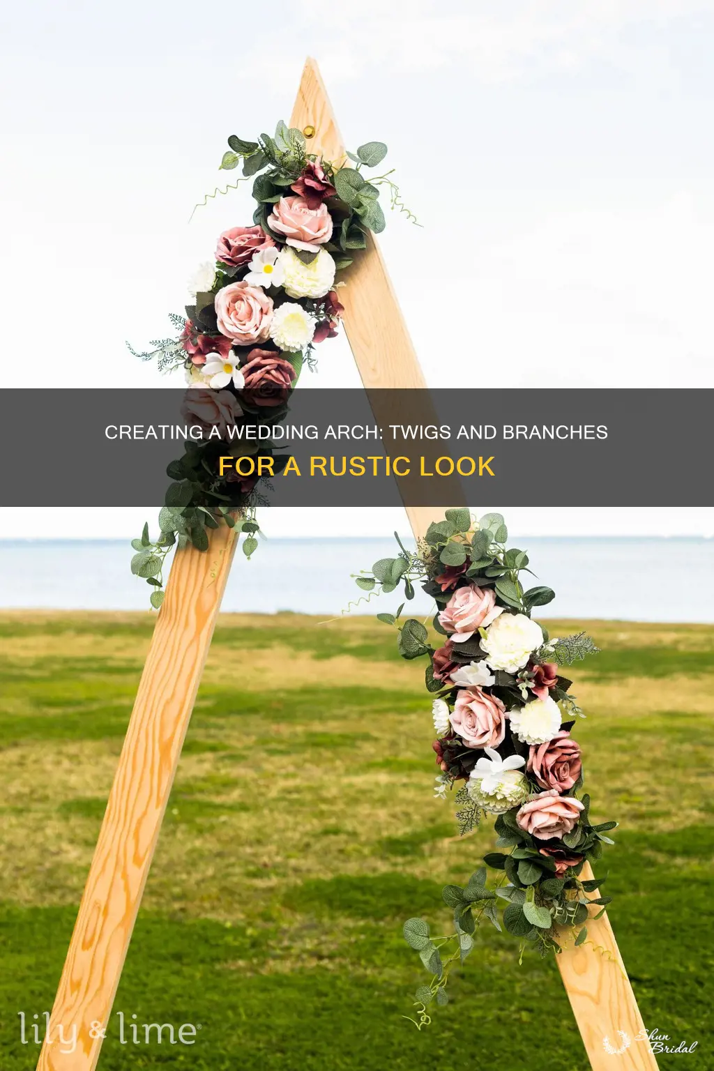 how to make a wedding arch out of sticks