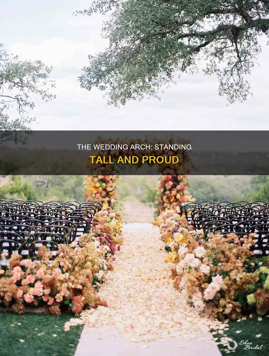 how to make a wedding arch stand up