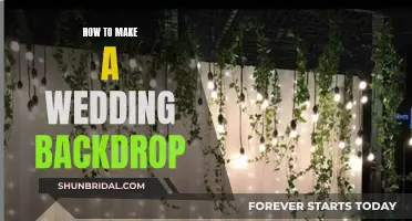 Creating a Wedding Backdrop: Simple DIY Ideas and Tips