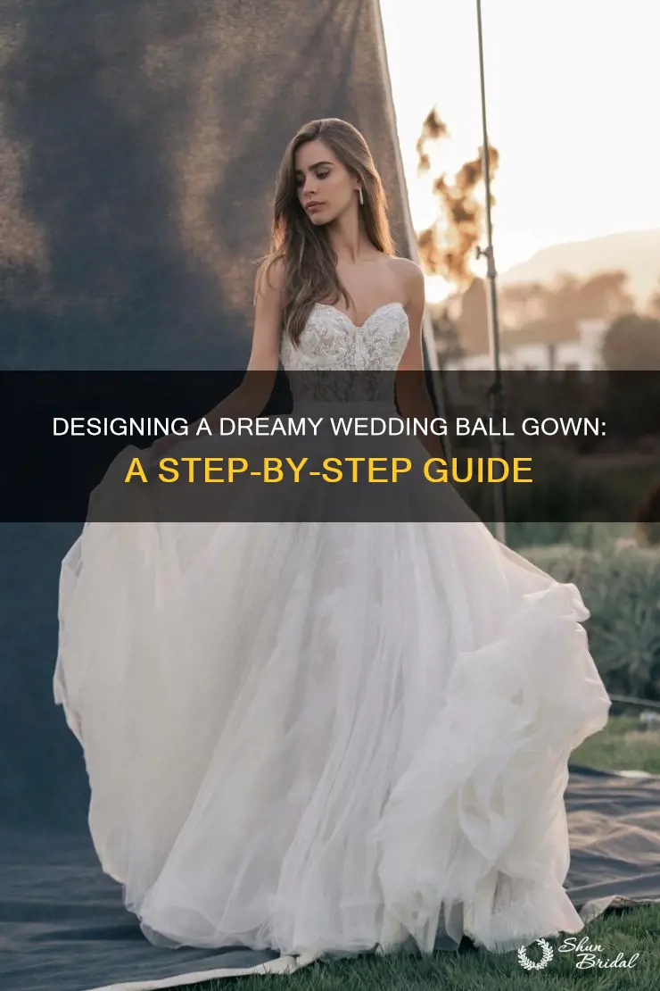 how to make a wedding ball gown