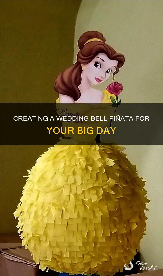 how to make a wedding bell pinata