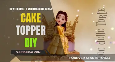 Belle-Beast Cake Topper: A DIY Wedding Guide