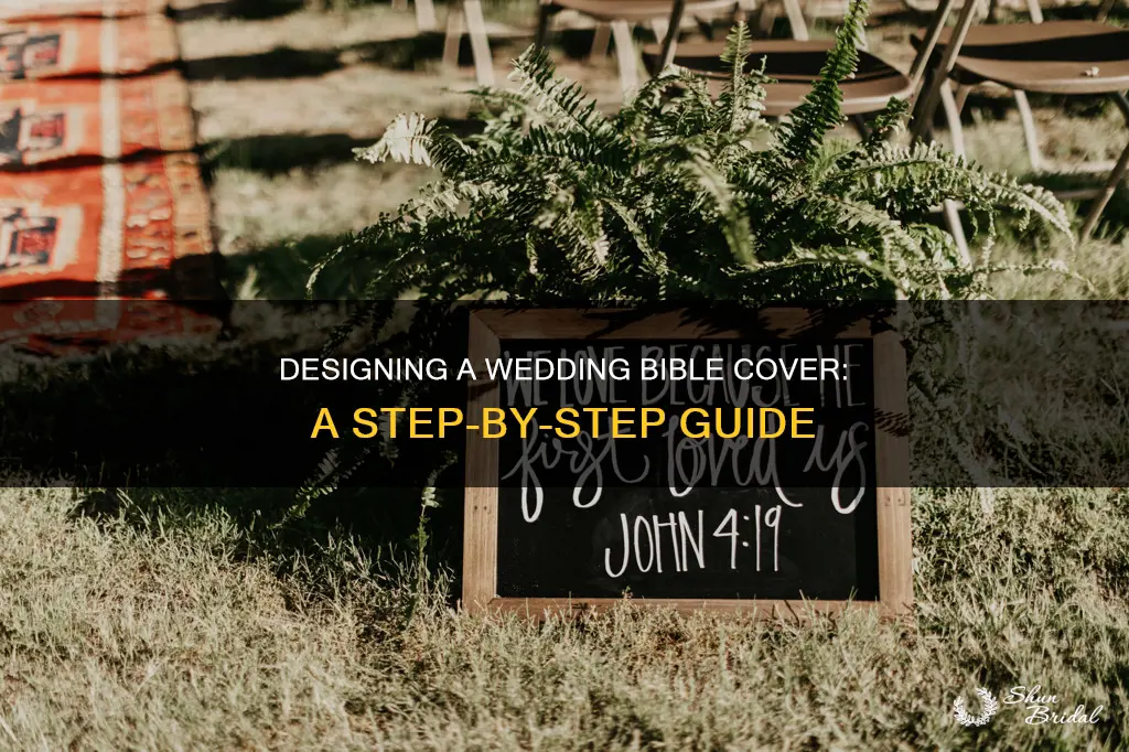 how to make a wedding bible covers