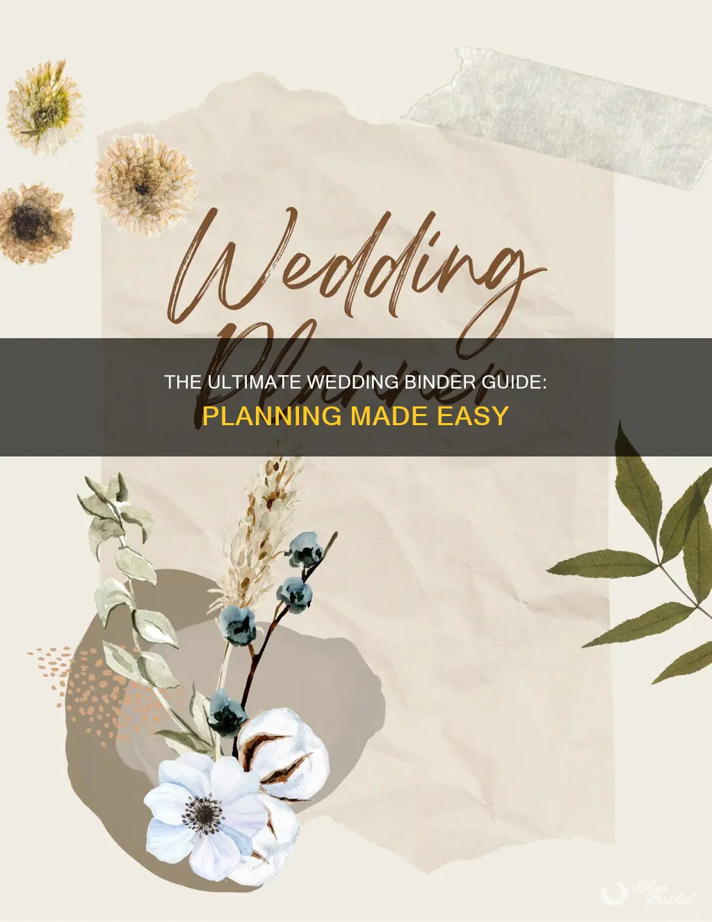 how to make a wedding binder