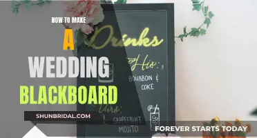 Creating a Wedding Blackboard: A Step-by-Step Guide