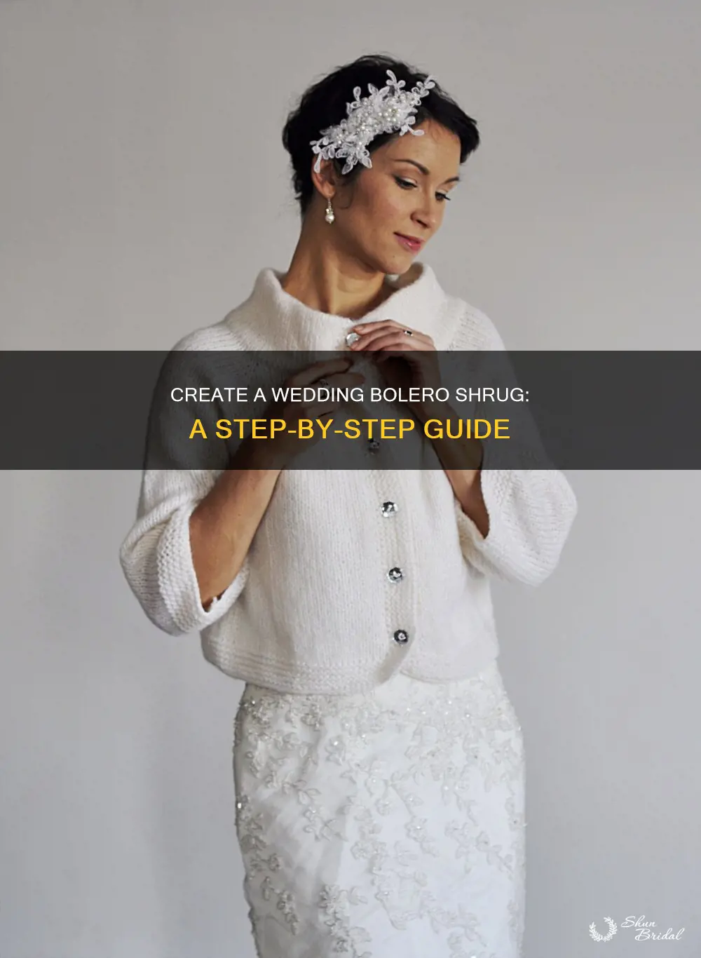 how to make a wedding bolero shrug