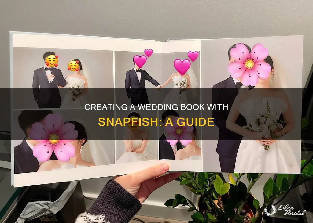 how to make a wedding book with snapfish