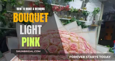 Creating a Light Pink Wedding Bouquet