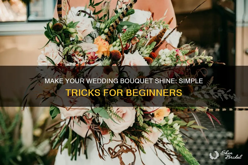 how to make a wedding bouquet shine