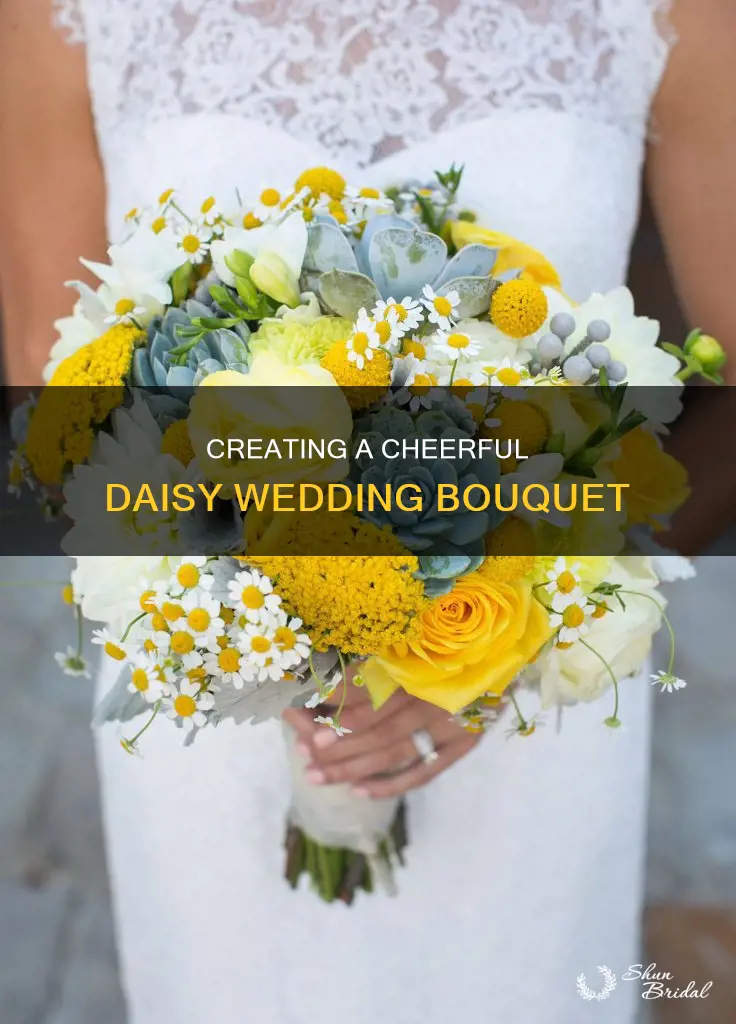 how to make a wedding bouquet with daisies