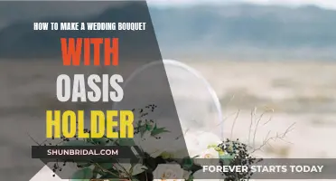 Creating a Wedding Bouquet with an Oasis Holder