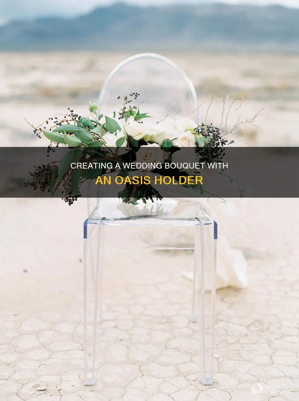 how to make a wedding bouquet with oasis holder