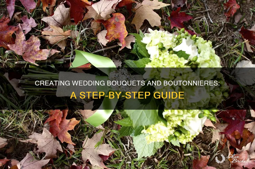 how to make a wedding bouquets and boutonnieres