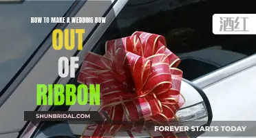 Creating Wedding Bows: Ribbon Tying Techniques