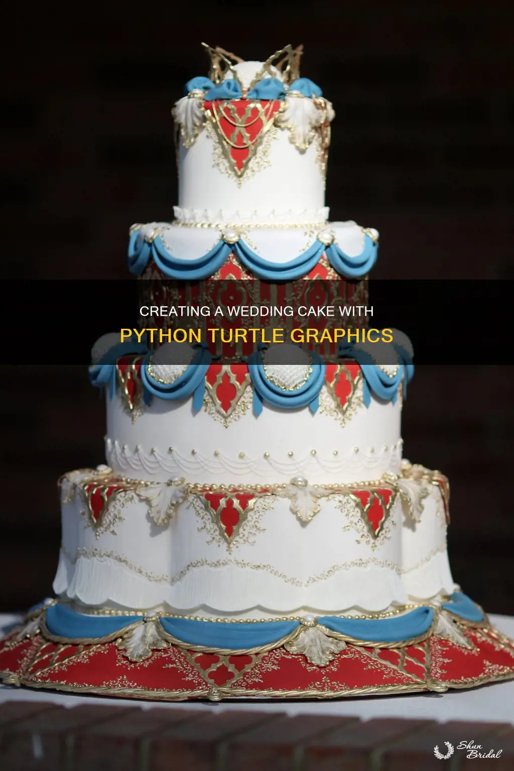 how to make a wedding cake in python turtle