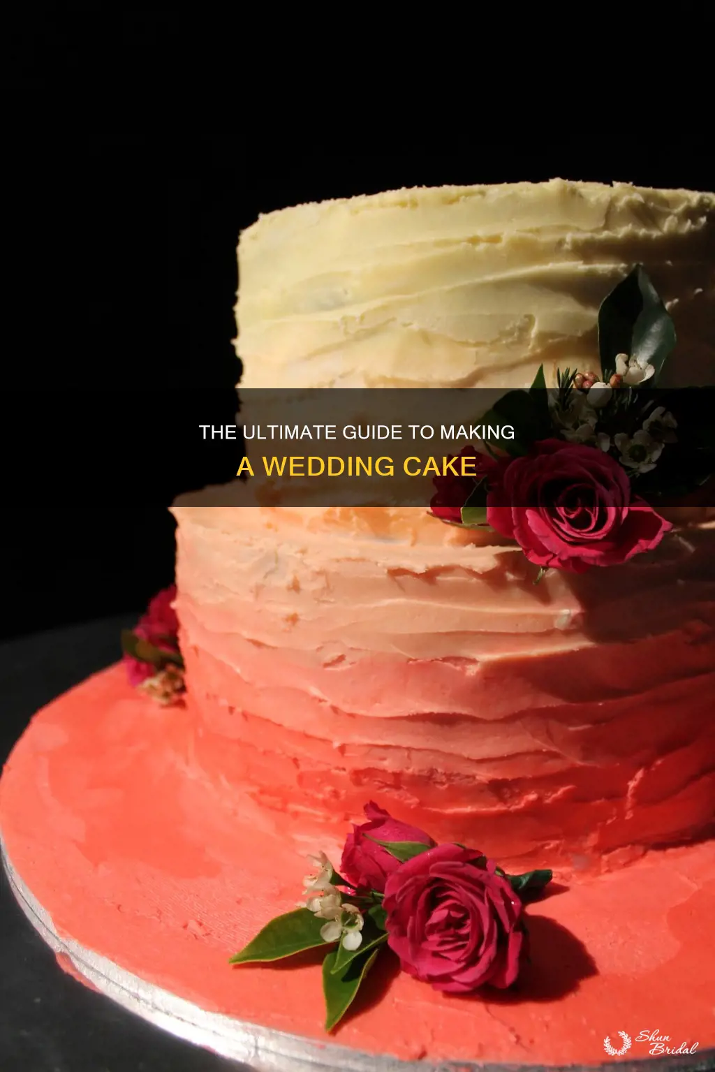 how to make a wedding cake instructions