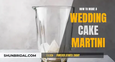 Creating the Perfect Wedding Cake Martini