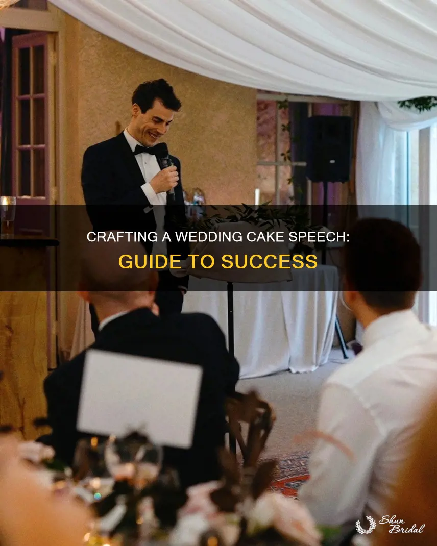 how to make a wedding cake speech