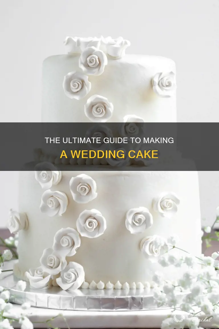 how to make a wedding cake step by step