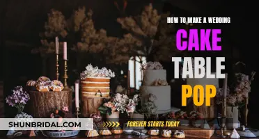 Make Your Wedding Cake Table Pop with These Tips