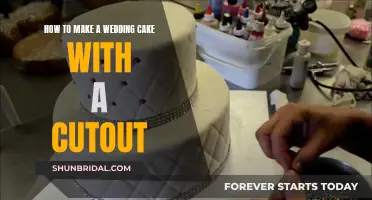 Creating a Wedding Cake with a Cutout Center