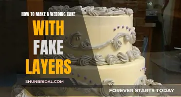 Creating a Wedding Cake with Fake Tiers