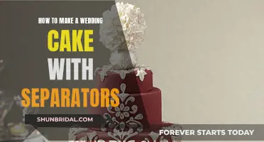 Creating a Multi-Tiered Wedding Cake with Separators