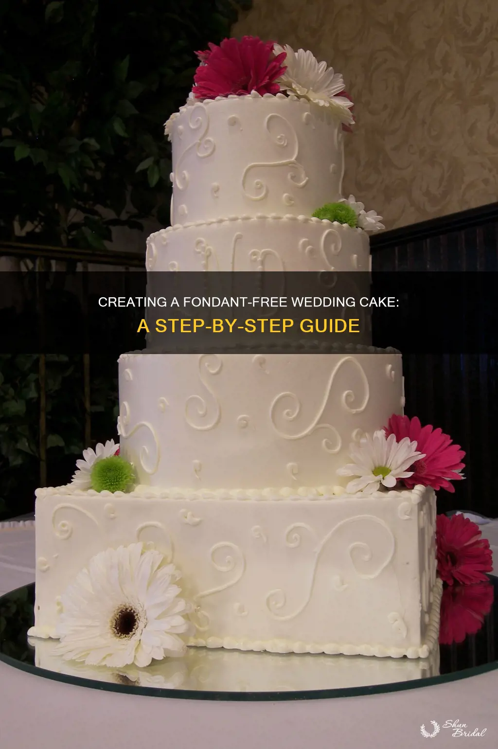 how to make a wedding cake without fondant