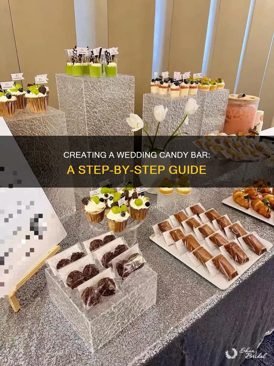 how to make a wedding candy bar