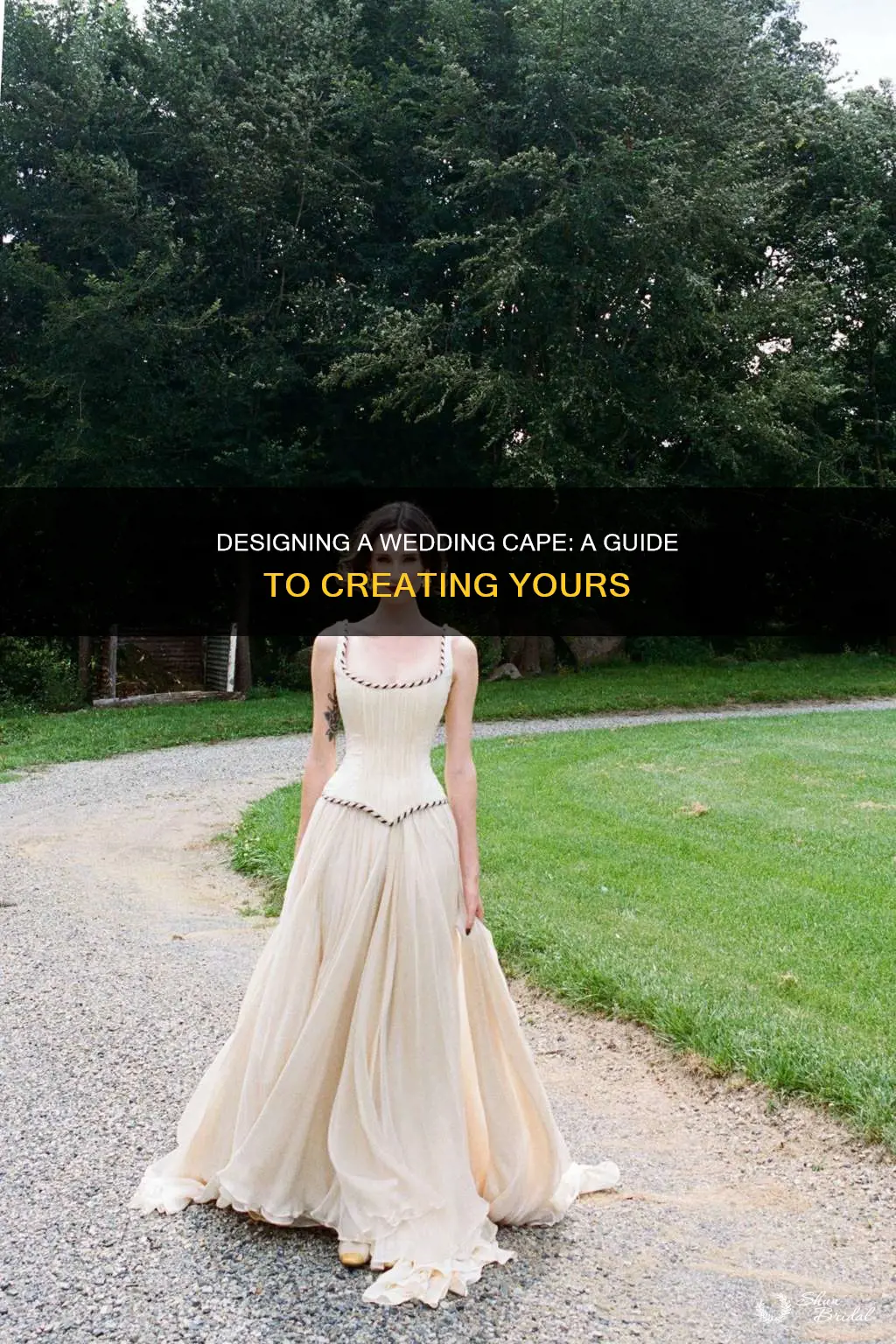 how to make a wedding cape