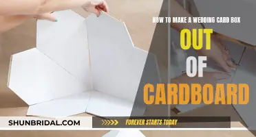 Creating a Wedding Card Box from Cardboard