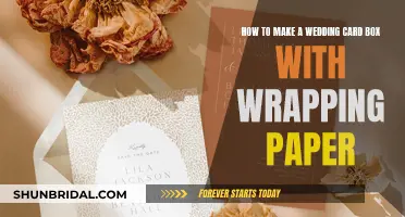 Crafting a Wedding Card Box with Wrapping Paper