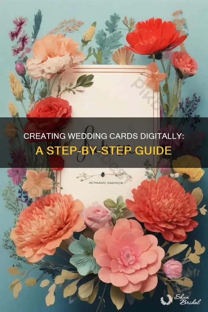 how to make a wedding card on the computer