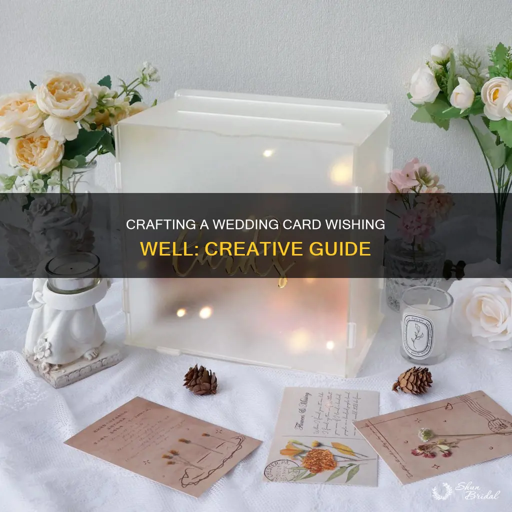 how to make a wedding card wishing well