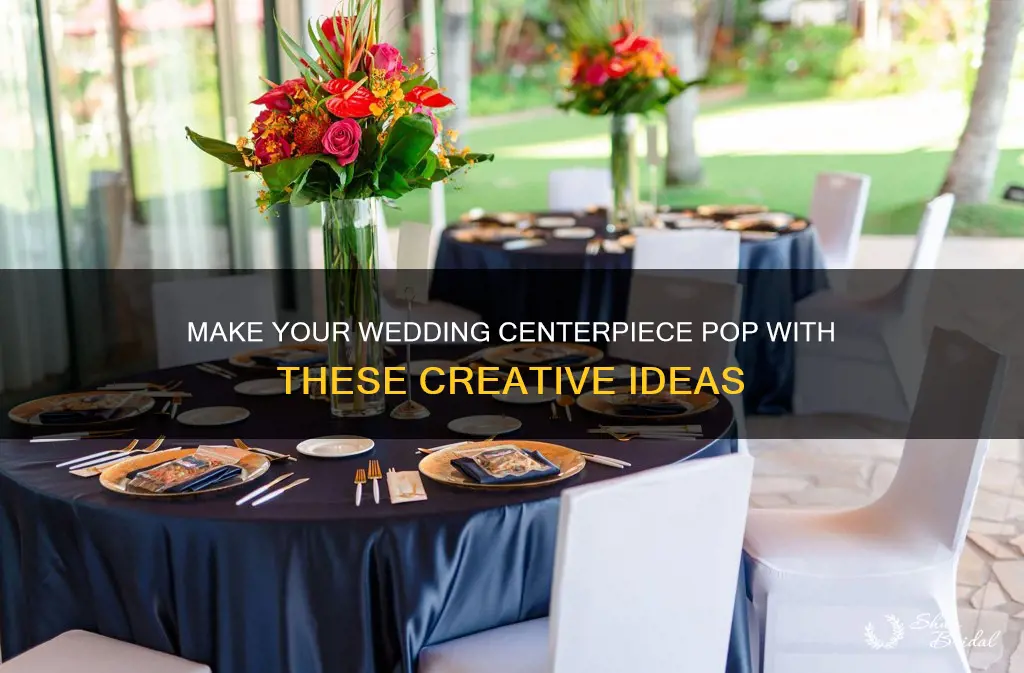 how to make a wedding centerpiece pop