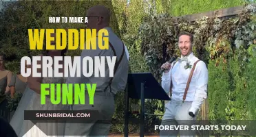 Make Your Wedding Ceremony Fun: Tips for Laughter