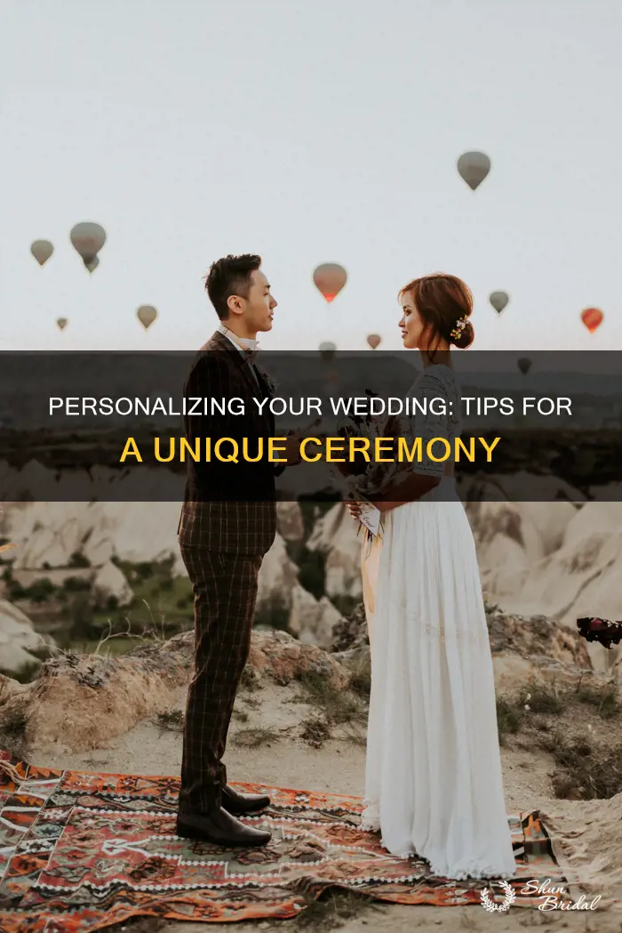 how to make a wedding ceremony more personal