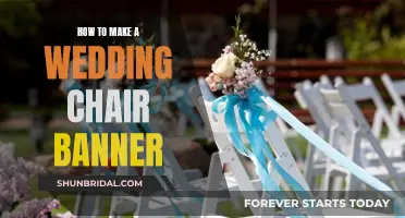 Designing a Wedding Chair Banner: A Step-by-Step Guide