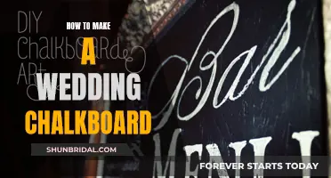 Creating a Wedding Chalkboard: A Simple DIY Guide